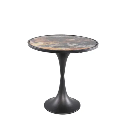 Productafbeelding van PTMD Laiko bijzettafel - 45x45x45 cm - Metaal - Bruin