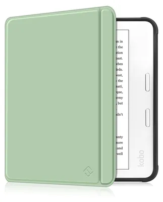 Produktbild von Fintie Hülle für Tolino Vision Color (2024)/Vision 6 (2021) & Kobo Libra Color (2024)/Libra 2 (2021) 7 Zoll eReader - Superleicht Soft TPU Schutzhülle mit Auto Schlaf/Wach, Agavengrün