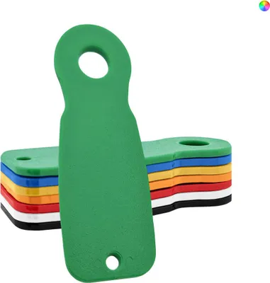 Produktbild von CombiCraft Einkaufswagenlöser Caddy-Key Farbenmix - 7 Stück - Schlüsselanhänger mit Einkaufswagenchip