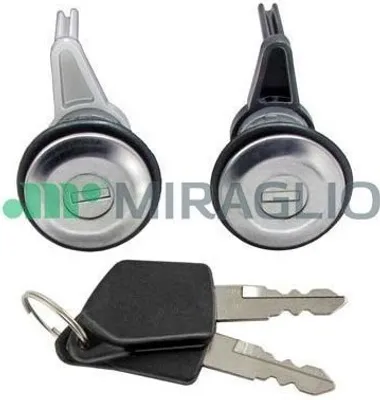 Produktbild von MIRAGLIO 80/536 Türgriff Vorne Links Vorne Rechts passend für PEUGEOT 206 Schrägheck (2A/C) Schwarz