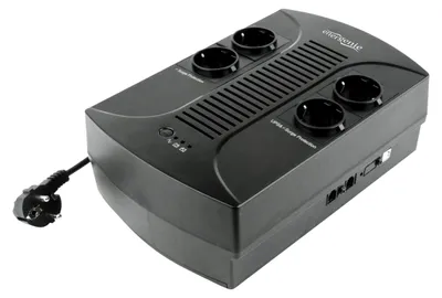 Produktbild von EnerGenie EG-UPS-001, Line-Interaktiv, 0,65 kVA, 390 W, Sine, 50/60 Hz, 45 dB