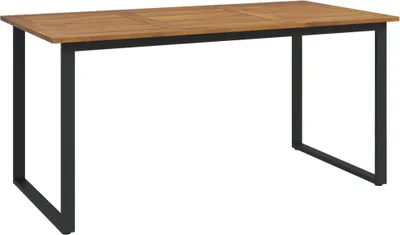 Obrázok produktu pre vidaXL Záhradný stôl s nohami v tvare U 160x80x75 cm masívne drevo akácia