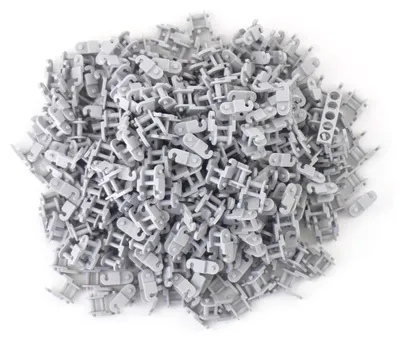 Produktbild von LEGO® Technic Kettenglieder Hellgrau für Bagger und Raupe - 3711 NEU! Menge 100x