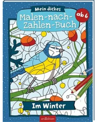 Obrázok produktu pre Mein dickes Malen-nach-Zahlen-Buch - Im Winter