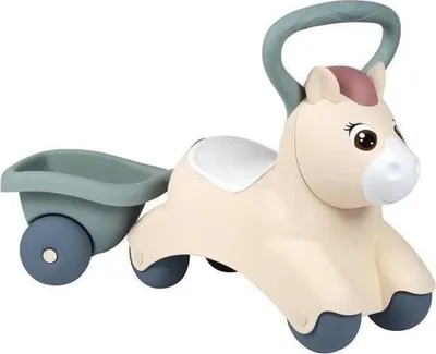 Obrázok produktu pre Detský chodítko s prívesom Baby Pony, ergonomická rukoväť, Little Smoby chodítko