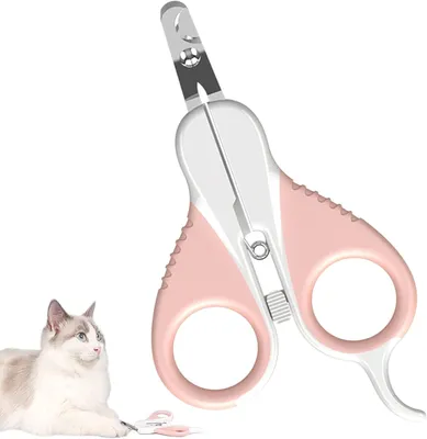 Produktbild von Krallenschere für Katzen,Cat Nail Clippers,Pet Nail Clippers,Cat Claw Cutters,Welpen,Katzen Krallenschere,Haustiere,Krallenschere Sicherheits Krallenzange ergonomische Fußnagelschere