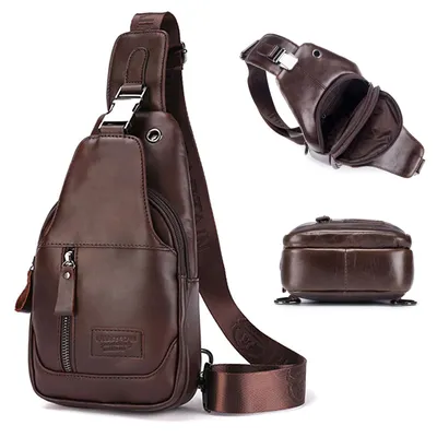 Produktbild von Umhängetasche,Schultertasche,Brusttasche Sling Schulter Rucksack,Crossbody, Umhängetasche,Geeignet für Reisen,Fitnessstudio,Wandern,Büro,Radfahren us