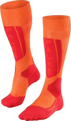 Produktbild von FALKE SK5 Skiing Kniestrümpfe Damen flash orange 35-36