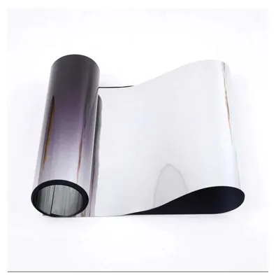 Produktbild von Sonnenblende, Bandtyp 20×150 cm – Autofolie zur Tönung von Scheiben und Fenstern, schwarz-silber, verspiegelt (Silber)