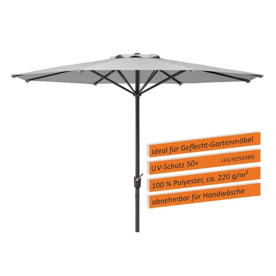Produktbild von Schneider Sonnenschirm Korsika silbergrau Ø 320 cm