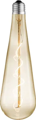 Produktbild von Lucande LED-Tropfenlampe, E27 4W, amber, Ø 9 cm, 2700K