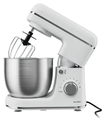 Produktbild von SILVERCREST Küchenmaschine Rührgerät SKM 600 B2 600W Knetmaschine 5L weiß