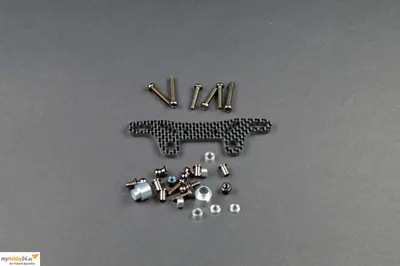 Produktbild von Tamiya 300054947 - TT-02 3,5mm Carbon Dämpferbrücke II - Neu
