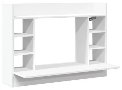 Obrázek produktu pro vidaXL Nástěnný stůl bílý 105x48x75 cm materiál na bázi dřeva