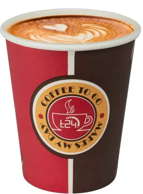 Produktbild von Kaffeebecher TO GO 200 ml 1000 Stück Coffee Becher Pappbecher