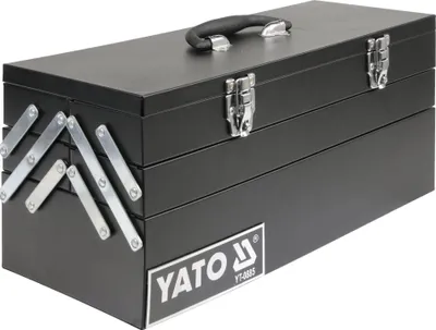 Image de Caisse à outils, caisse à outils en métal 460x200x225mm