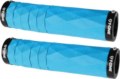 Produktbild von T-ONE T-GP60BLUE Griffe 'Diamond', 2x Schraubensicherung, 94 bis 134 mm, blau (1 Paar)