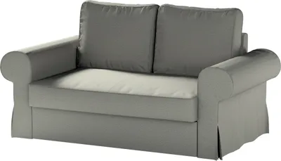 Produktbild von Dekoria Bezug für Backabro 2-Sitzer Sofa ausklappbar, grau, Bezug für Backabro 2-Sitzer Sofa