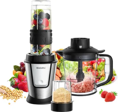 Productafbeelding van Multifunctionele Keukenmachine - 700W - Draagbare Juicer Blender