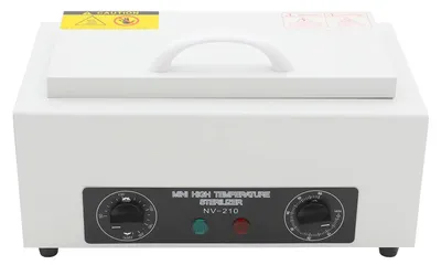 Produktbild von Trockenwärme Sterilisator - Desinfektionsschrank 2L - 300W 220V - 50–220°C - Timer 0–60 Min - Für Nagelstudio Werkzeuge - Weiß