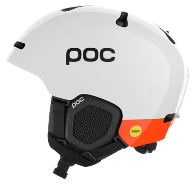 Productafbeelding van POC Fornix MIPS ski-/snowboardhelm, kleur: wit/fluorescerend oranje, maat: M/L