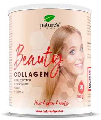 Produktbild von Beauty Collagen - Pulver mit Hydrolysiertes Kollagenpulver, Methylsulfonilmethan, Vitamin C - 150 g