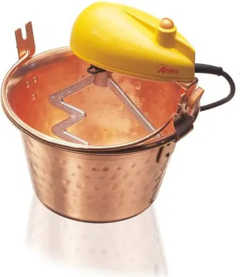 Immagine prodotto di Ardes Sbattitore con base 2440 rame e giallo 10W per 4 persone ciotola in rame