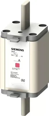 Immagine prodotto di SIEMENS NH1 63 A 500 V CA/440 V CC 3NA6122 gL/gG Fusibile con linguetta isolata