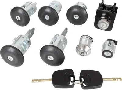 Produktbild von KOMPLETT-SET Zündschloss Türschloss Schlüssel für Ford Transit Connect ab 2002-