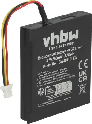 Produktbild von vhbw Akku kompatibel mit Logitech MX Revolution kabellose Maus (750 mAh, 3,7 V, Li-Ion)
