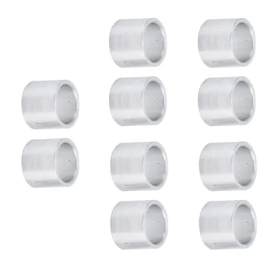 Produktbild von 10 Stück Abstandshalter aus Aluminiumlegierung, rund, ohne Gewinde, Abstandshalter, Stützbeschläge, Außendurchmesser 10 mm, 8 mm