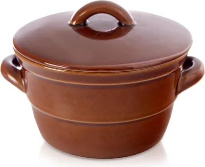 Zdjęcie produktu dla Pojemnik do kiszenia ceramiczny z pokrywką 650 ml