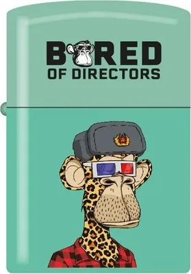 Produktbild von Zippo Feuerzeug Bored of Directors flat turquoise Sturmfeuerzeug