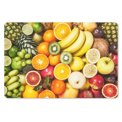 Produktbild von MuchoWow® Mauspad Mousepad Kiwi - Banane - Obst 27x18 cm - Mousepads - Maus Mat - Pad - Mausunterlage - Büroartikel - Desk Matten