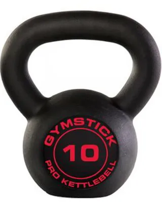 Immagine prodotto di Kettlebell Gymstick Pro - Nero - Con video di allenamento online - 10 kg