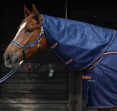 Produktbild von Bucas Therapie Halsteil Therapy Mesh Neck Navy/Orange 155
