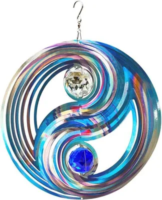 Immagine prodotto di Orologio meteorologico da giardino - Orologio meteorologico in metallo girevole - Orologio meteorologico da giardino dai colori vivaci