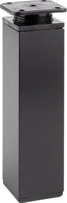 Produktbild von FA009 150 mm verstellbarer Möbelfuß, Mattschwarz