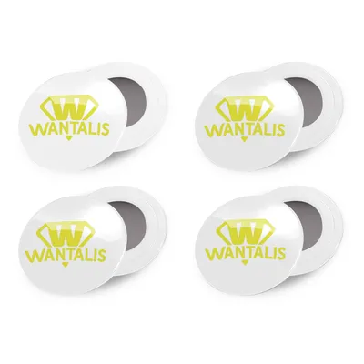 Produktbild von Wantalis - Magnetische Clips für Startnummern, Weiß
