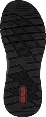 Produktbild von Rieker Damen Sneaker Halbschuh lässig modern cooles Design Schnürung M4970, Größe:37 EU, Farbe:Grau