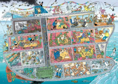 Produktbild von JUMBO Puzzle JVH Vletn Schiff 1000 Puppen