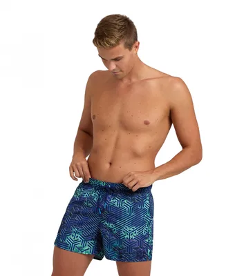 Produktbild von Arena Men's Beach Short Allover Green Lake Multi Xl