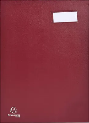 Produktbild von Exacompta 57025E Unterschriftsmappe denhbarer Faltenrücken 20 Fächer Etikettenhalter 1 Stück rot