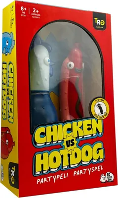 Zdjęcie produktu dla Gra imprezowa „Kurczak kontra Hot Dog”, świetna zabawa dla rodziny i przyjaciół
