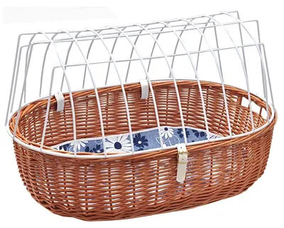 Produktbild von Aumüller Tierkorb mit Gitter und Halter 48x66x44 cm.