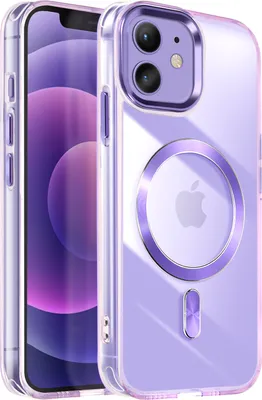Produktbild von Avizar, MagSafe Hülle für Apple iPhone 12 / 12 Pro Cristal Color, Violett