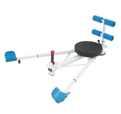 Produktbild von Beinstretcher - Beinspreizer Trainingsgerät - 0–180° Manuelle Verstellung - 5 Längenstufen 67–82 cm - Stabiler Rahmen 150 kg - Rutschfester Standfuß - Blau