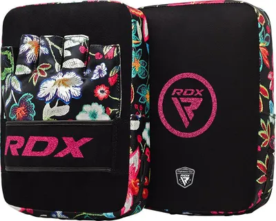 Produktbild von RDX FL3 Handpratzen – Ergonomische Schlagpolster für Boxtraining, MMA & Kampfsport, Focus Mitts mit Stoßdämpfung & Handgelenkschutz