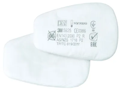 Produktbild von 3M Filtr z włókniny 5925 P2R, Wersja:5925 P2R