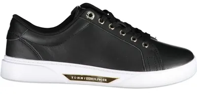 Produktbild von Tommy Hilfiger Damen Sneaker aus Leder in Schwarz